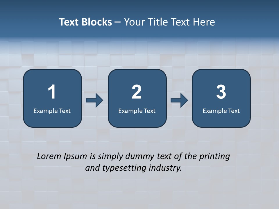 Cube Lines Graphic PowerPoint Template