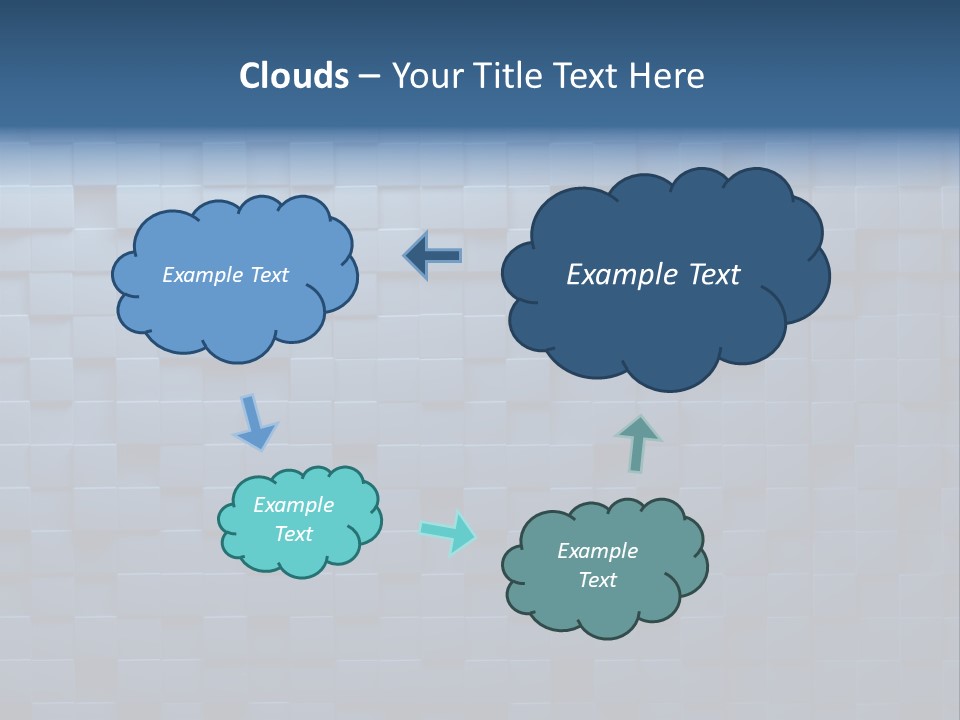 Cube Lines Graphic PowerPoint Template