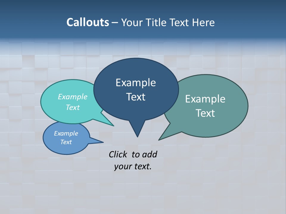 Cube Lines Graphic PowerPoint Template