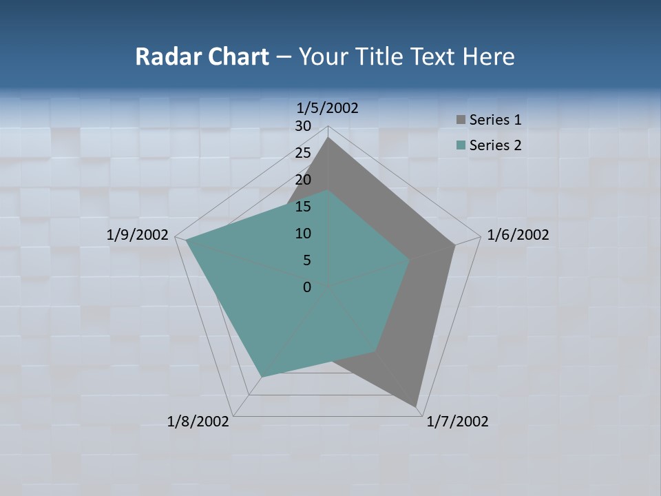 Cube Lines Graphic PowerPoint Template