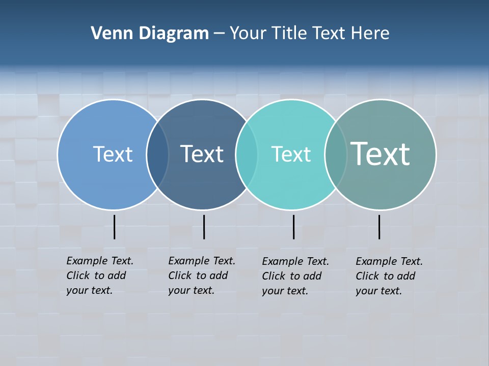 Cube Lines Graphic PowerPoint Template