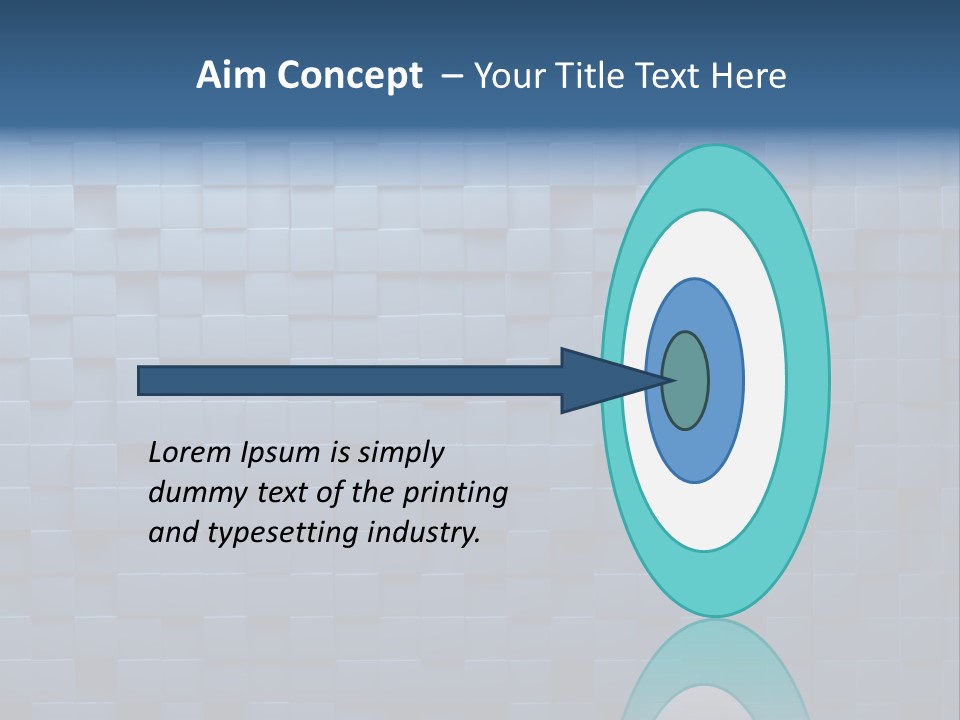 Cube Lines Graphic PowerPoint Template