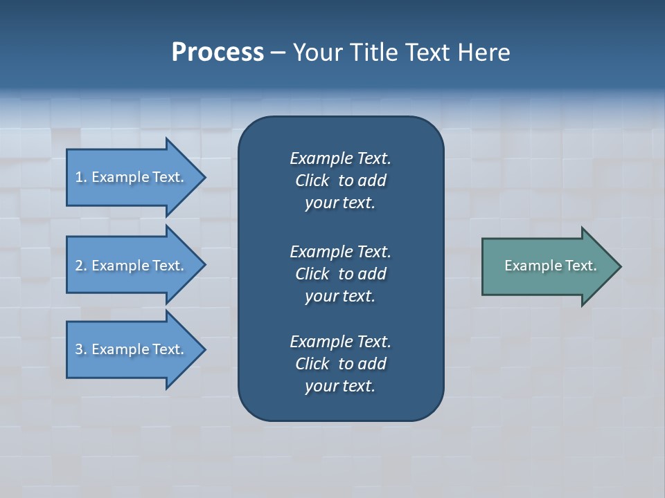 Cube Lines Graphic PowerPoint Template