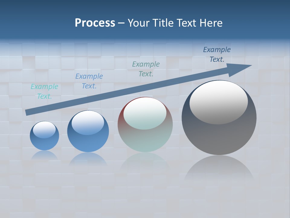Cube Lines Graphic PowerPoint Template