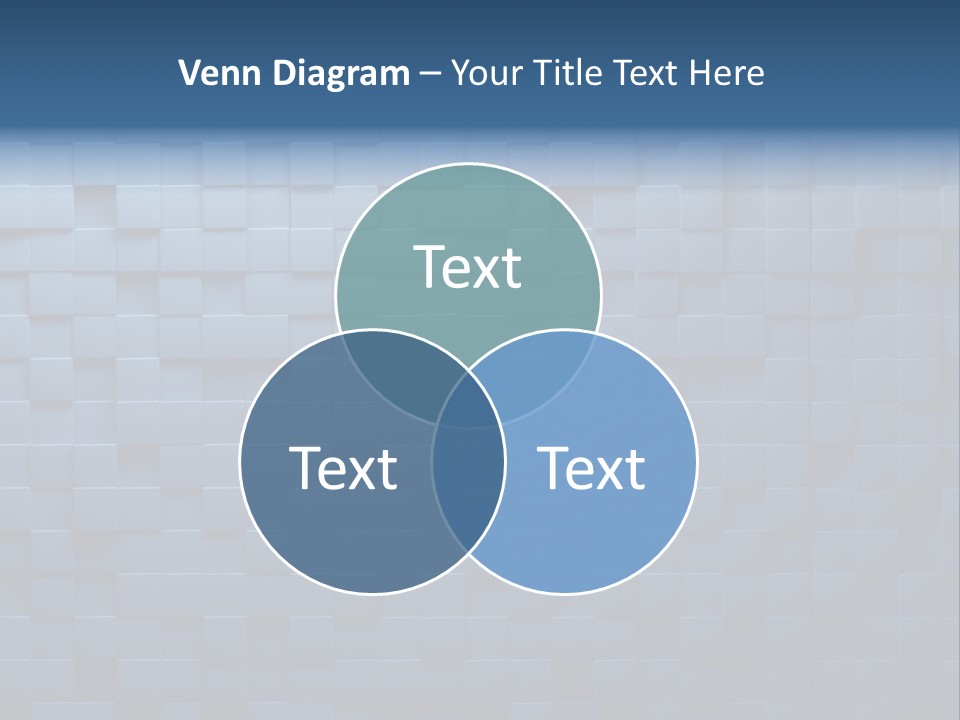 Cube Lines Graphic PowerPoint Template