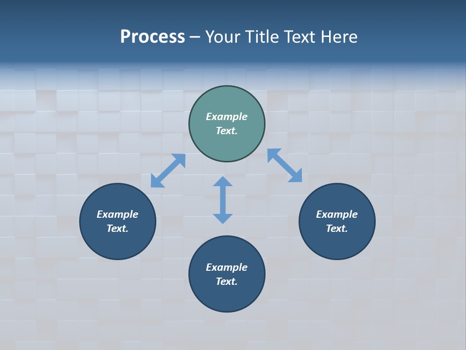 Cube Lines Graphic PowerPoint Template