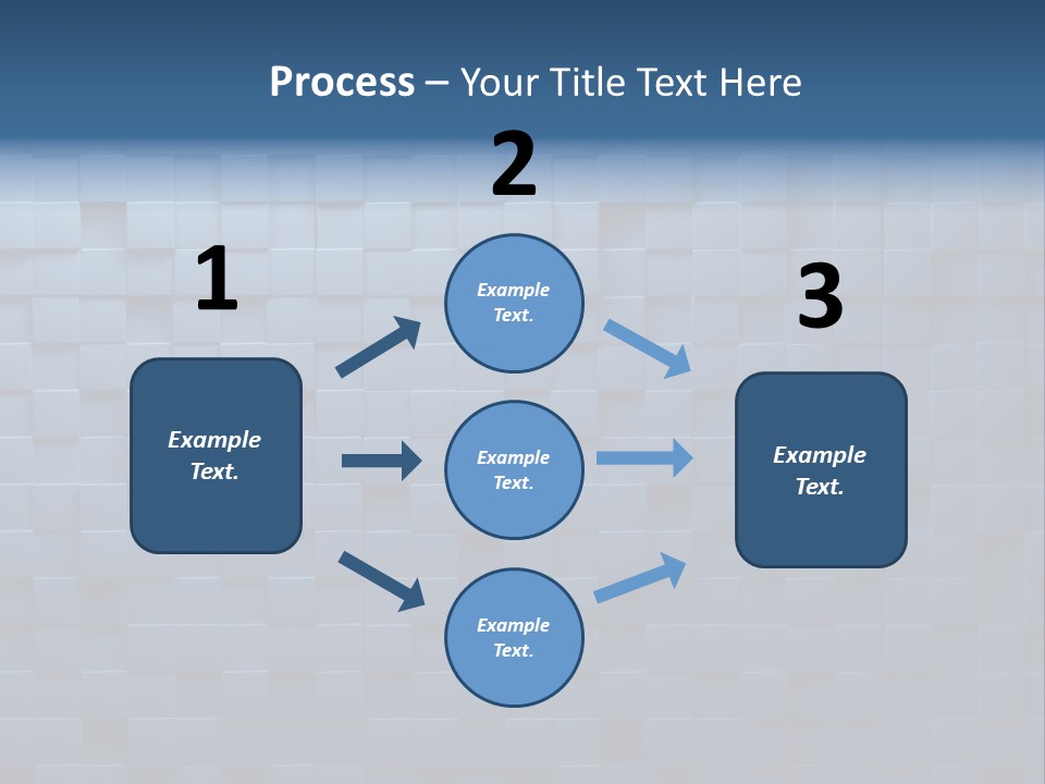 Cube Lines Graphic PowerPoint Template