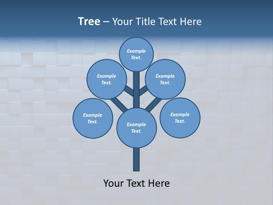 Cube Lines Graphic PowerPoint Template