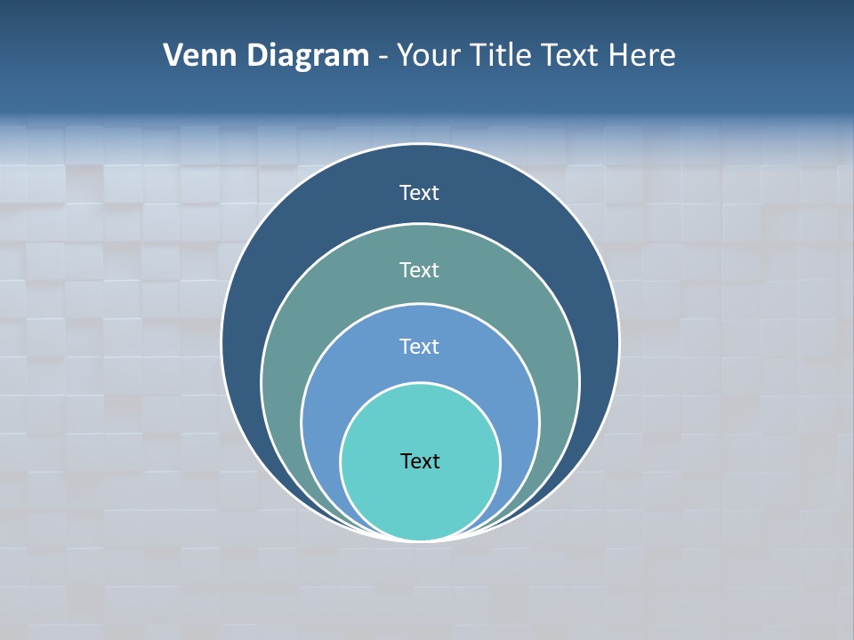 Cube Lines Graphic PowerPoint Template