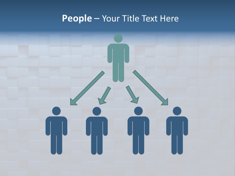 Cube Lines Graphic PowerPoint Template