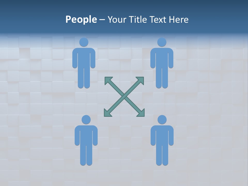 Cube Lines Graphic PowerPoint Template