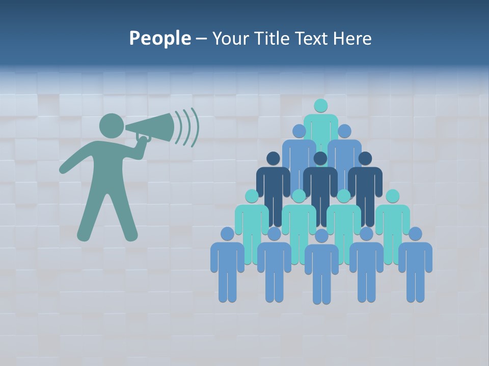 Cube Lines Graphic PowerPoint Template