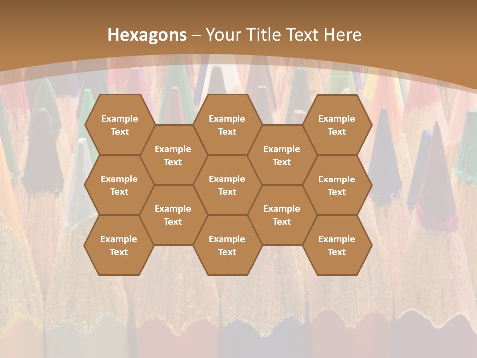 Orange Colour Green PowerPoint Template