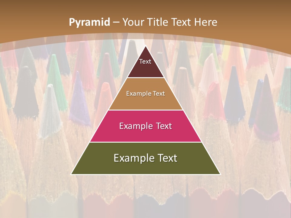 Orange Colour Green PowerPoint Template