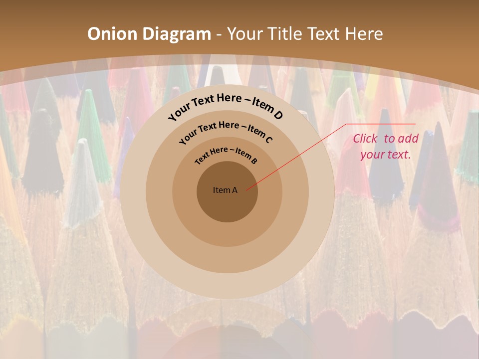 Orange Colour Green PowerPoint Template