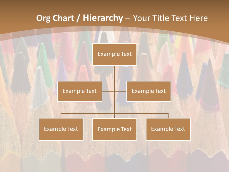 Orange Colour Green PowerPoint Template