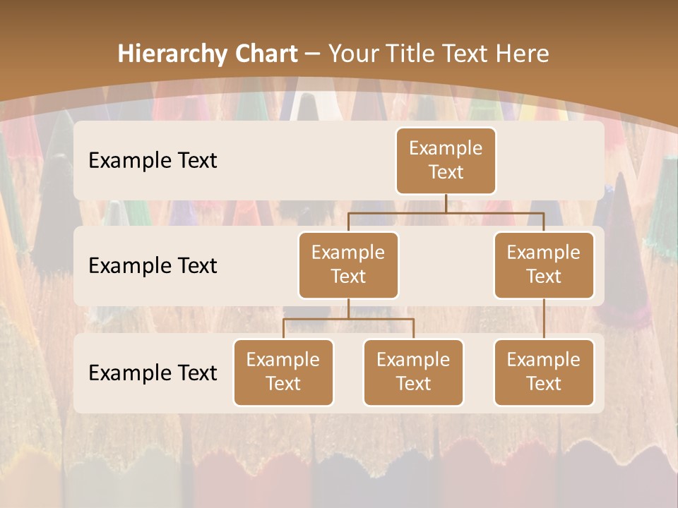 Orange Colour Green PowerPoint Template