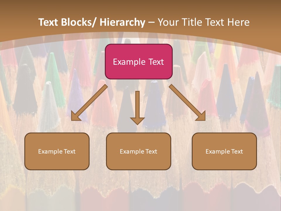 Orange Colour Green PowerPoint Template