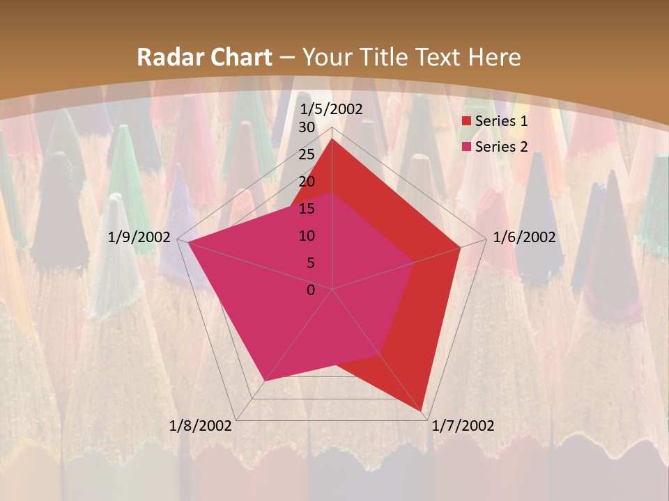 Orange Colour Green PowerPoint Template