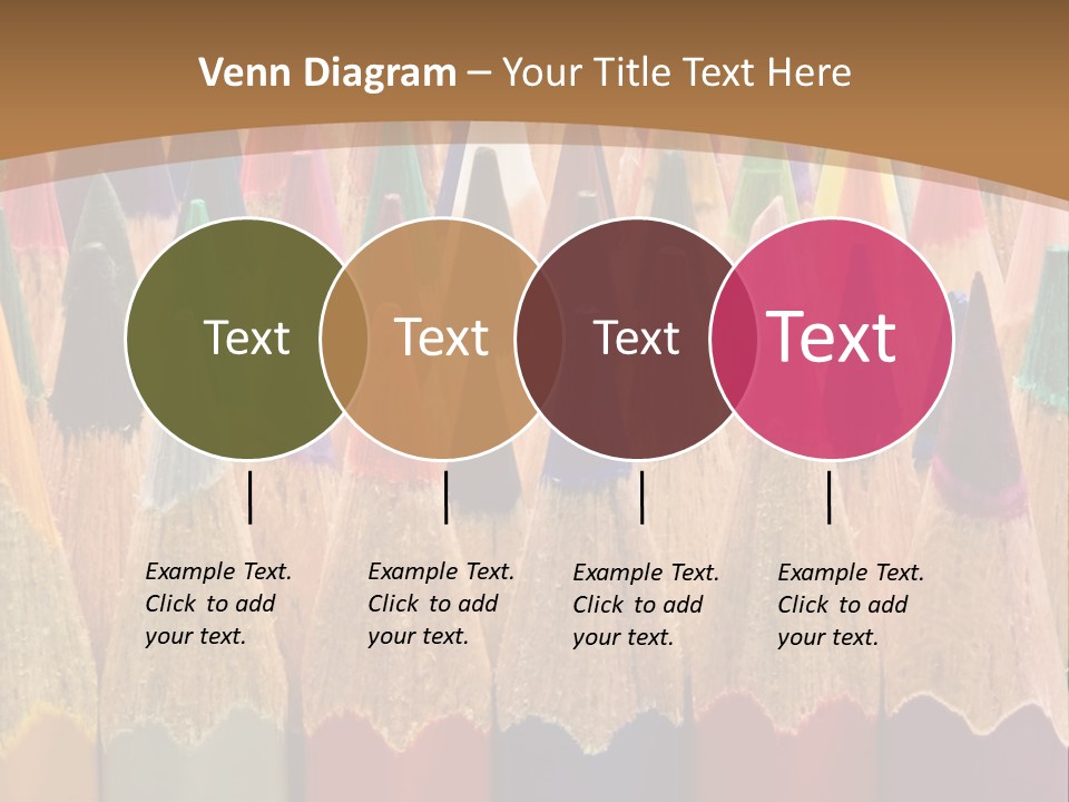 Orange Colour Green PowerPoint Template