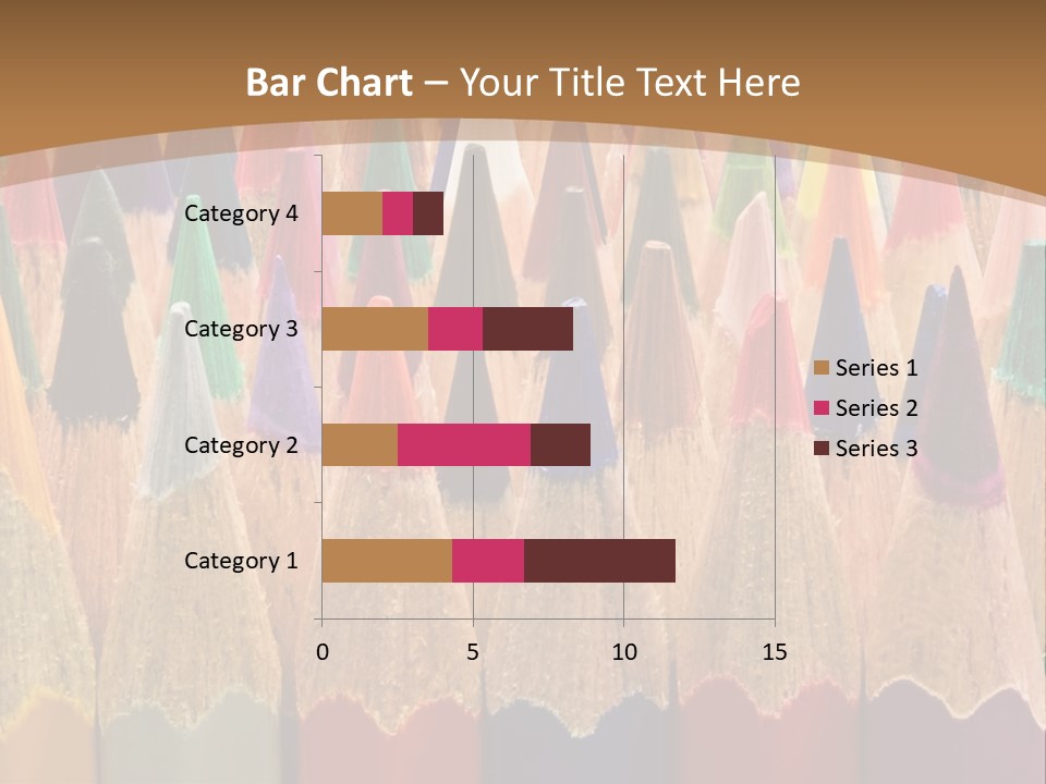 Orange Colour Green PowerPoint Template