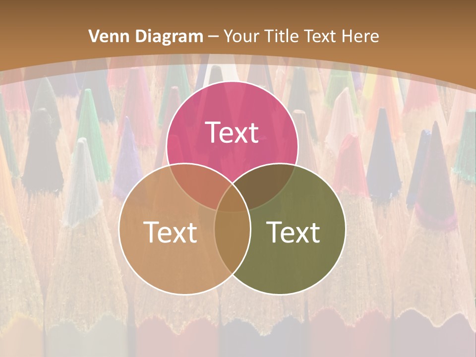 Orange Colour Green PowerPoint Template