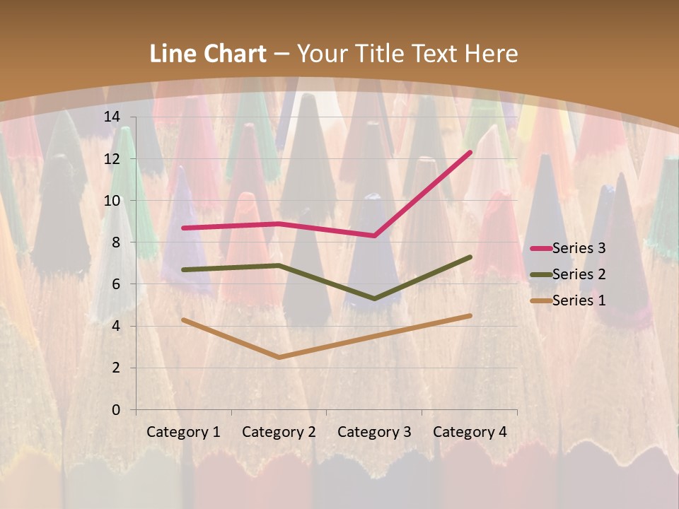 Orange Colour Green PowerPoint Template