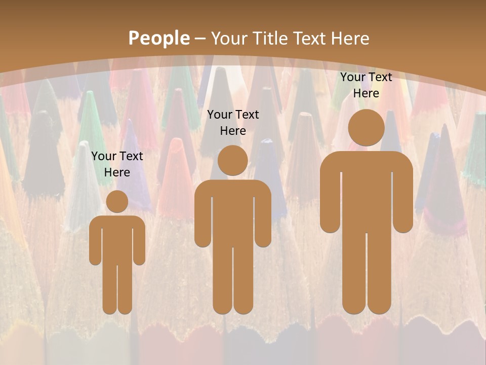 Orange Colour Green PowerPoint Template