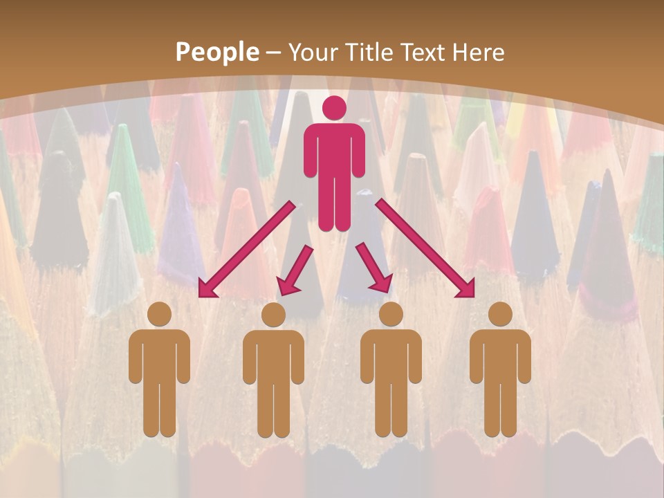 Orange Colour Green PowerPoint Template