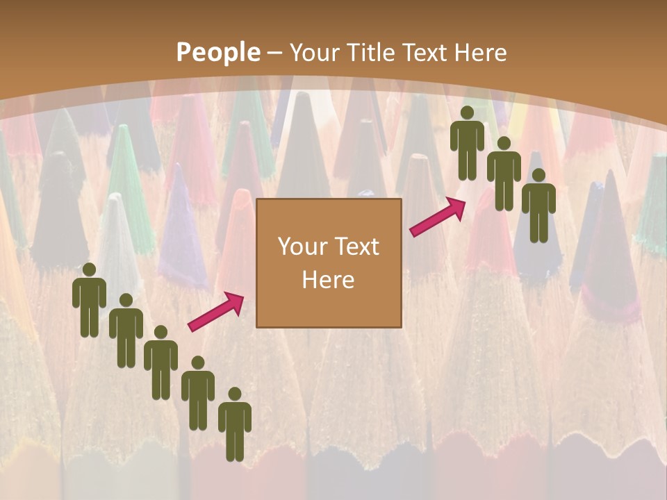 Orange Colour Green PowerPoint Template