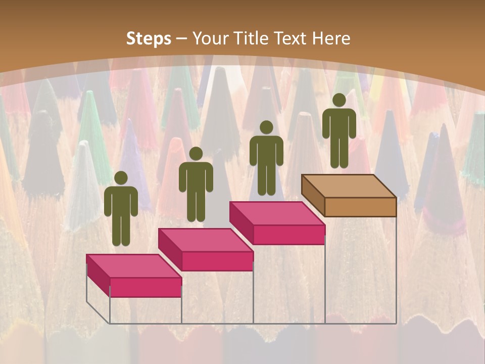 Orange Colour Green PowerPoint Template