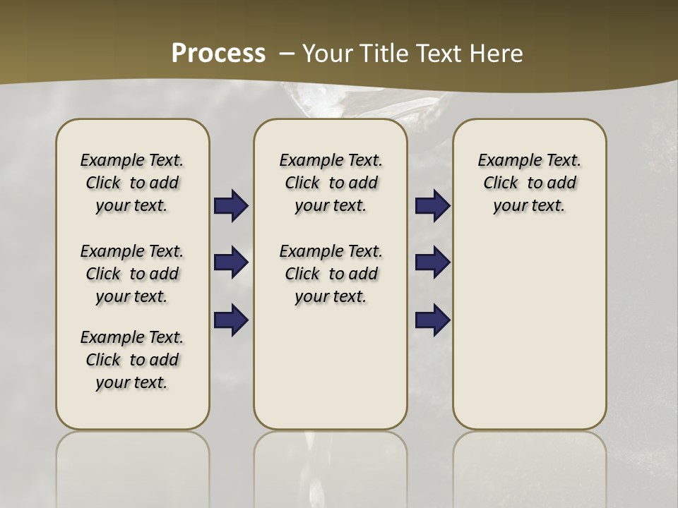 A Water Faucet With A Stream Of Water Coming Out Of It PowerPoint Template