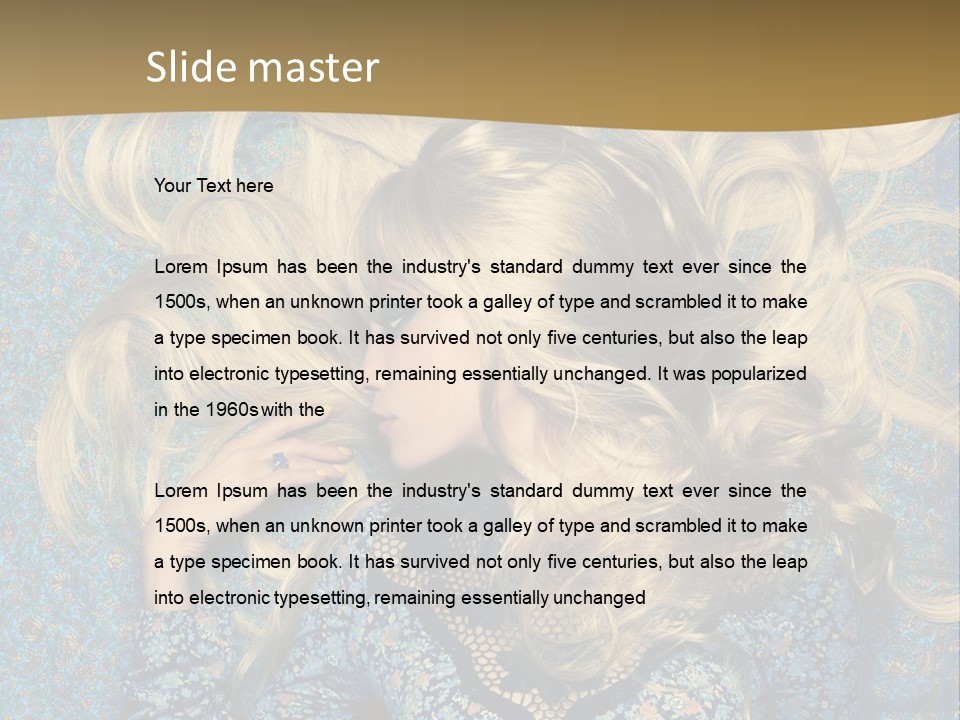 Blue Aeroplane Modern PowerPoint Template