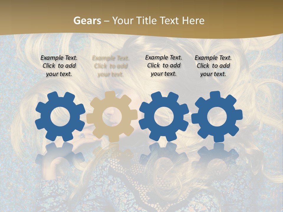 Blue Aeroplane Modern PowerPoint Template