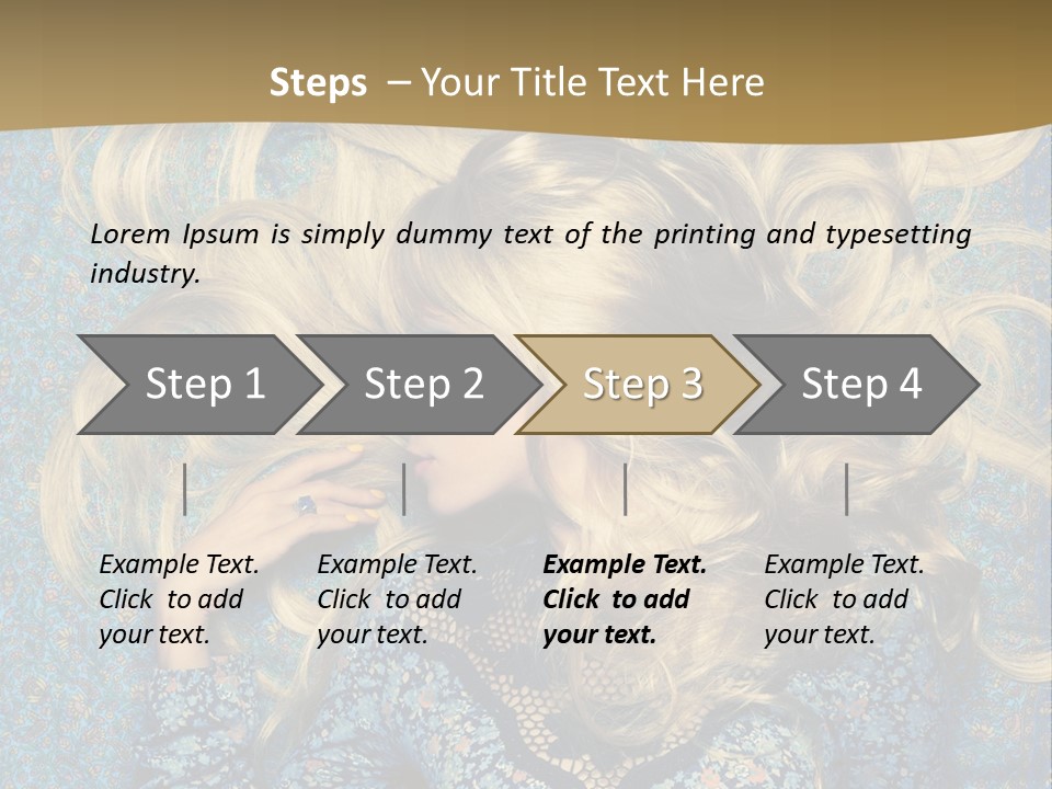 Blue Aeroplane Modern PowerPoint Template