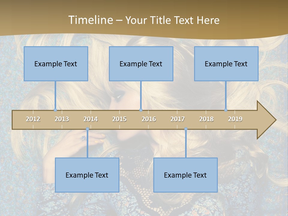 Blue Aeroplane Modern PowerPoint Template