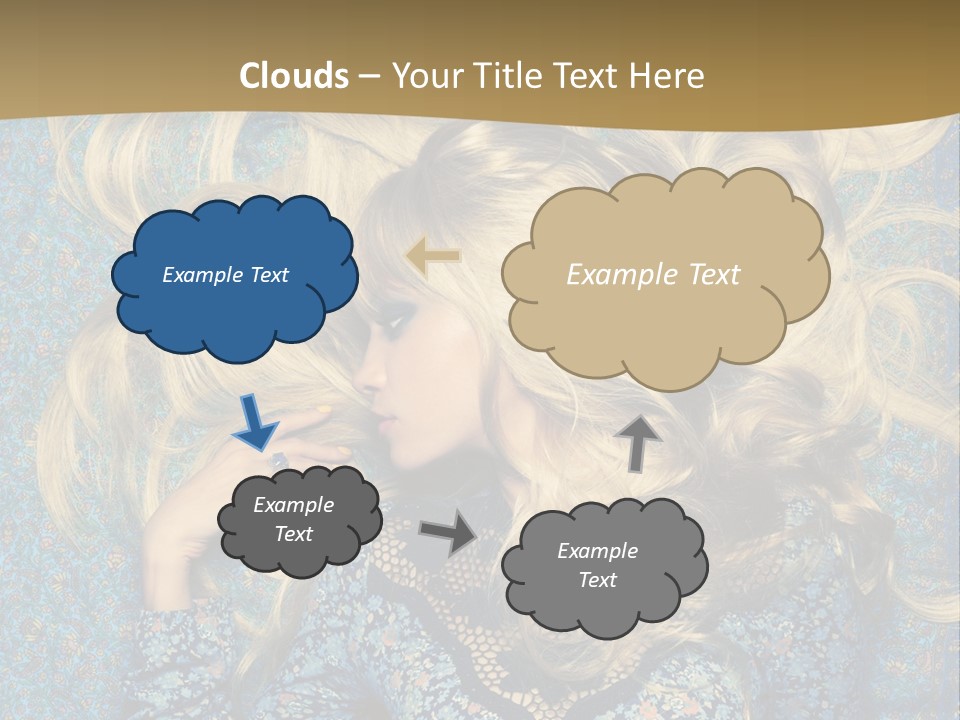 Blue Aeroplane Modern PowerPoint Template