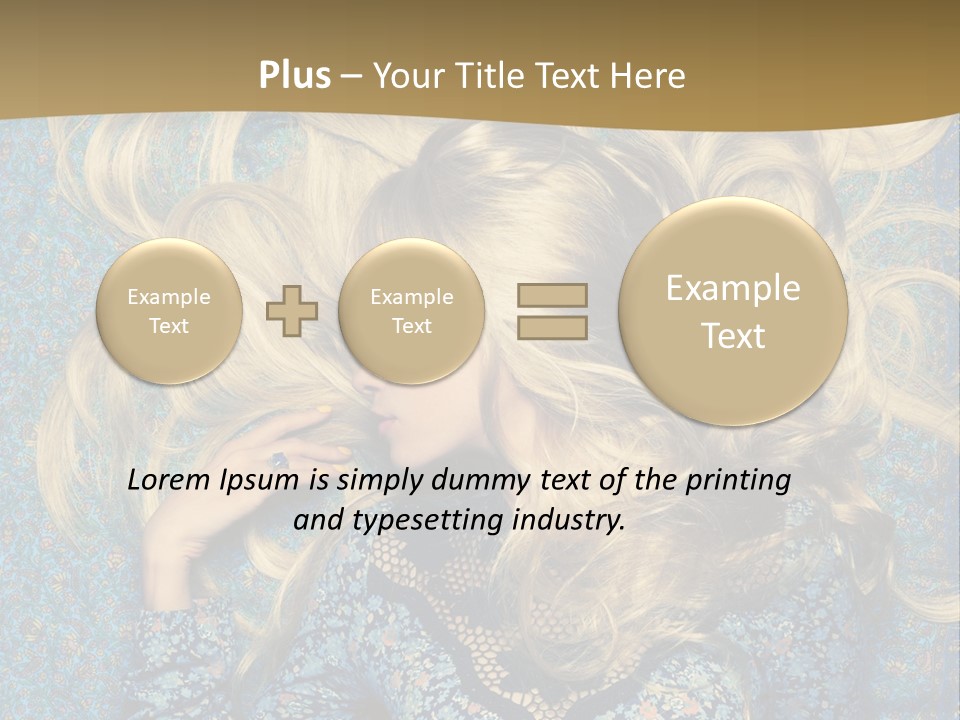 Blue Aeroplane Modern PowerPoint Template