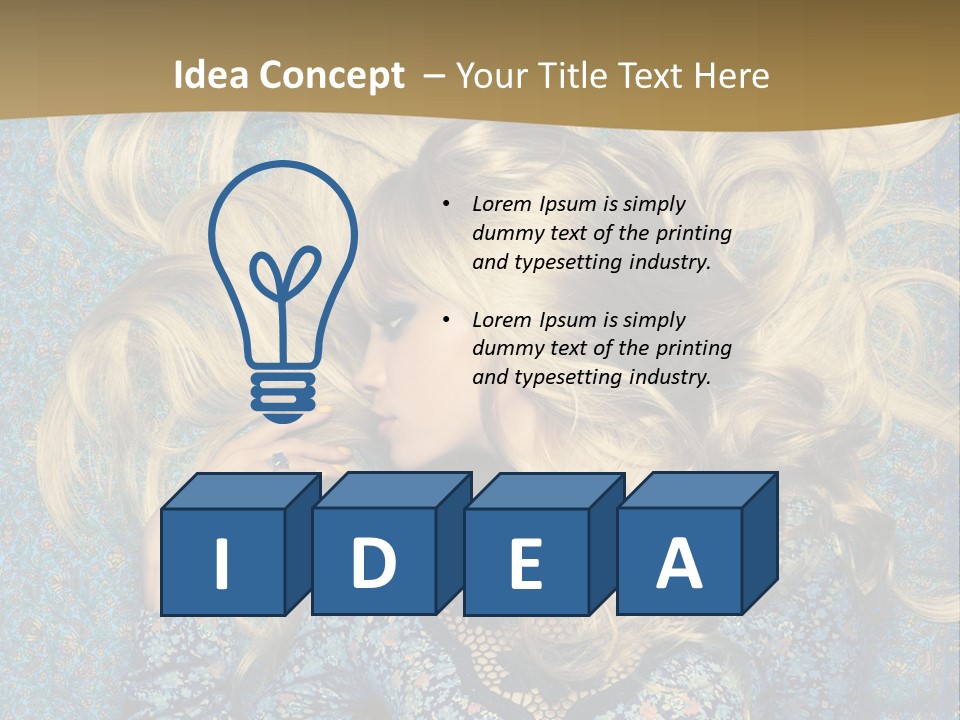 Blue Aeroplane Modern PowerPoint Template