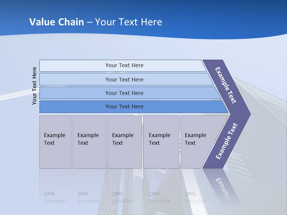 Blue Aeroplane Modern PowerPoint Template