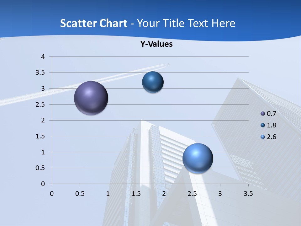 Blue Aeroplane Modern PowerPoint Template