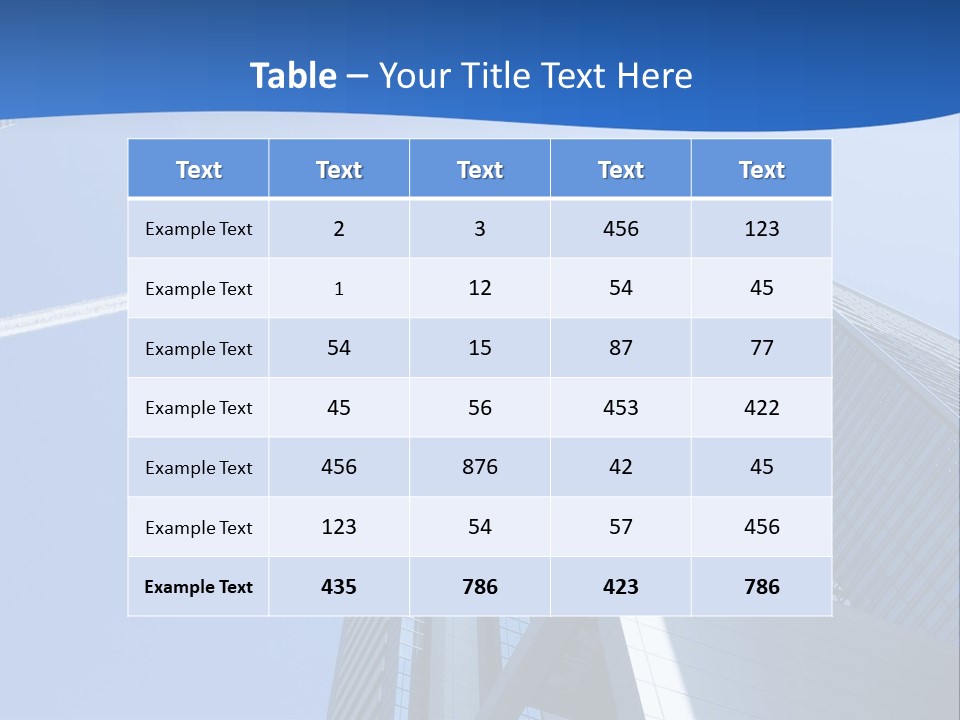Blue Aeroplane Modern PowerPoint Template