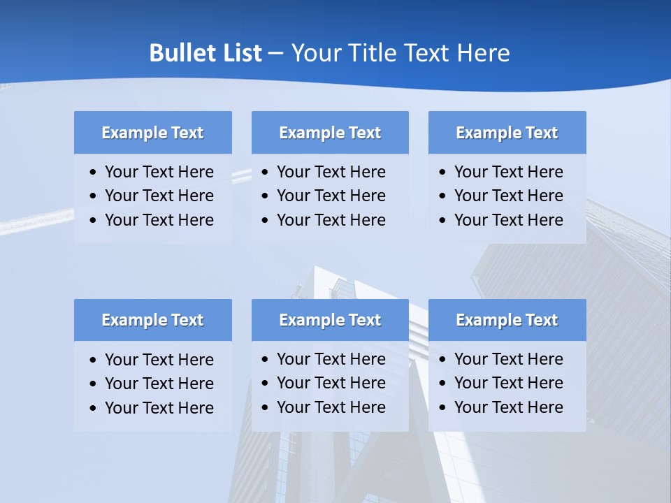 Blue Aeroplane Modern PowerPoint Template