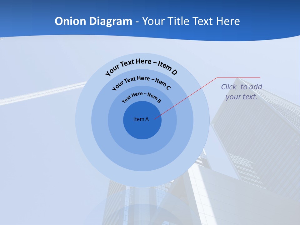 Blue Aeroplane Modern PowerPoint Template