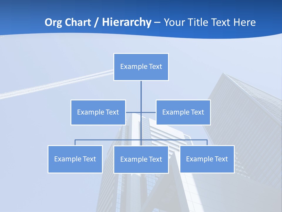 Blue Aeroplane Modern PowerPoint Template