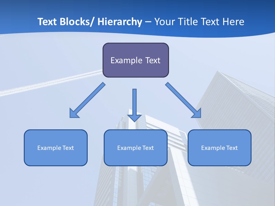 Blue Aeroplane Modern PowerPoint Template