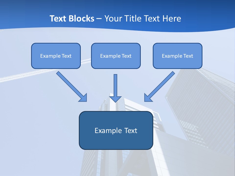 Blue Aeroplane Modern PowerPoint Template