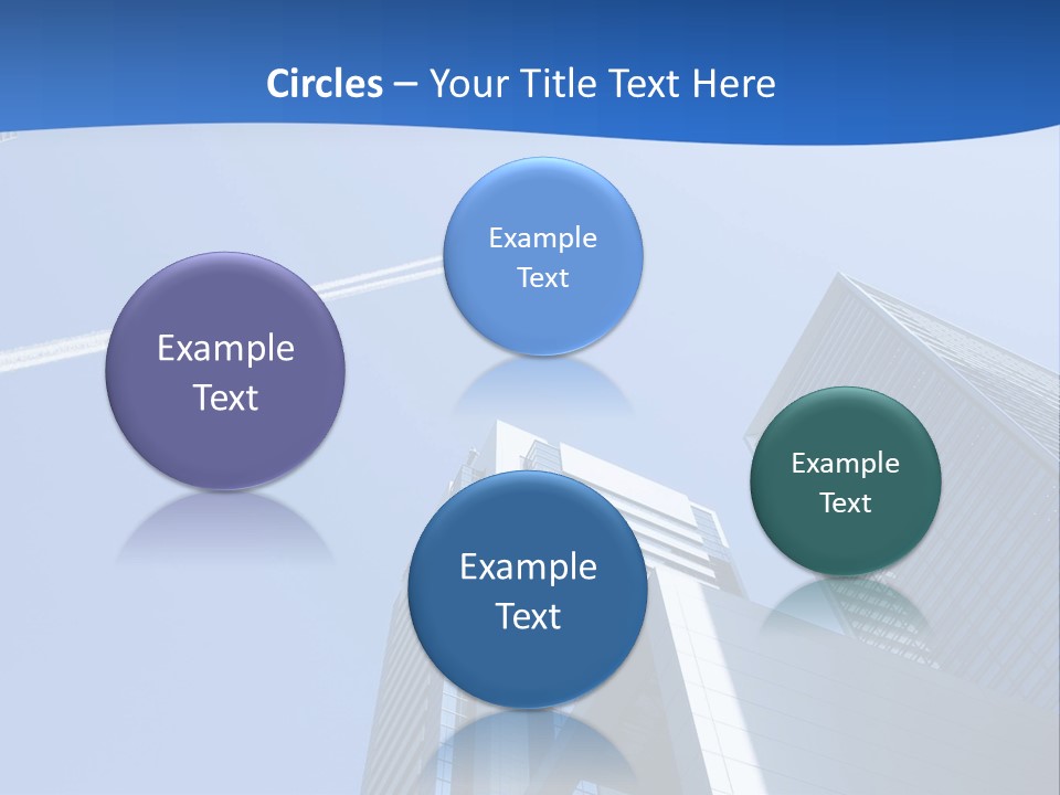 Blue Aeroplane Modern PowerPoint Template