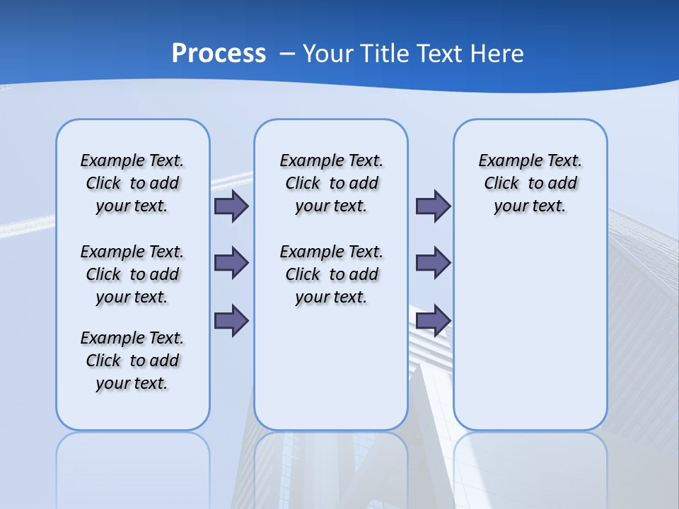 Blue Aeroplane Modern PowerPoint Template