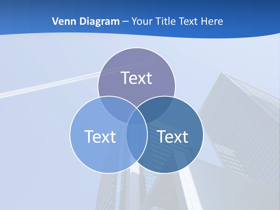 Blue Aeroplane Modern PowerPoint Template